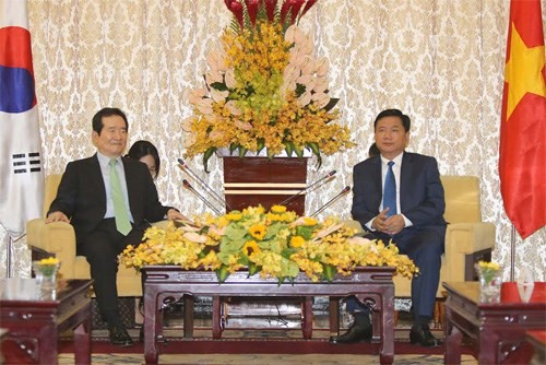 Lãnh đạo thành phố Hồ Chí Minh tiếp Chủ tịch Quốc hội Hàn Quốc - ảnh 1